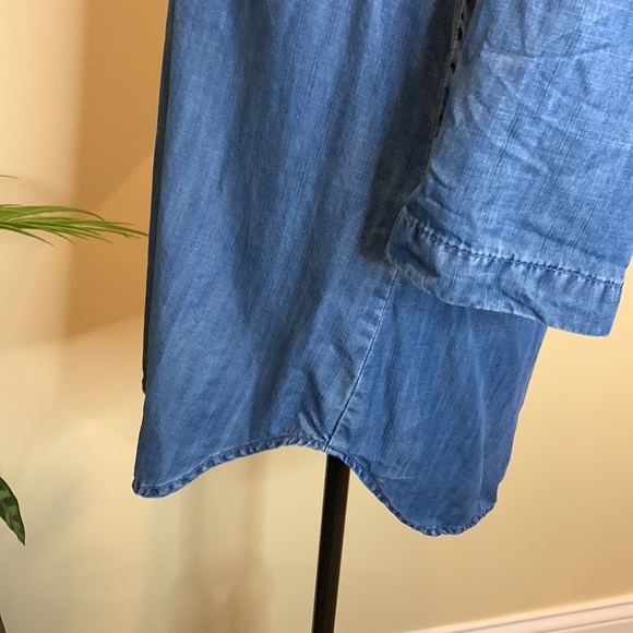 BELLA DAHL chambray tunic - Picture 3 of 8